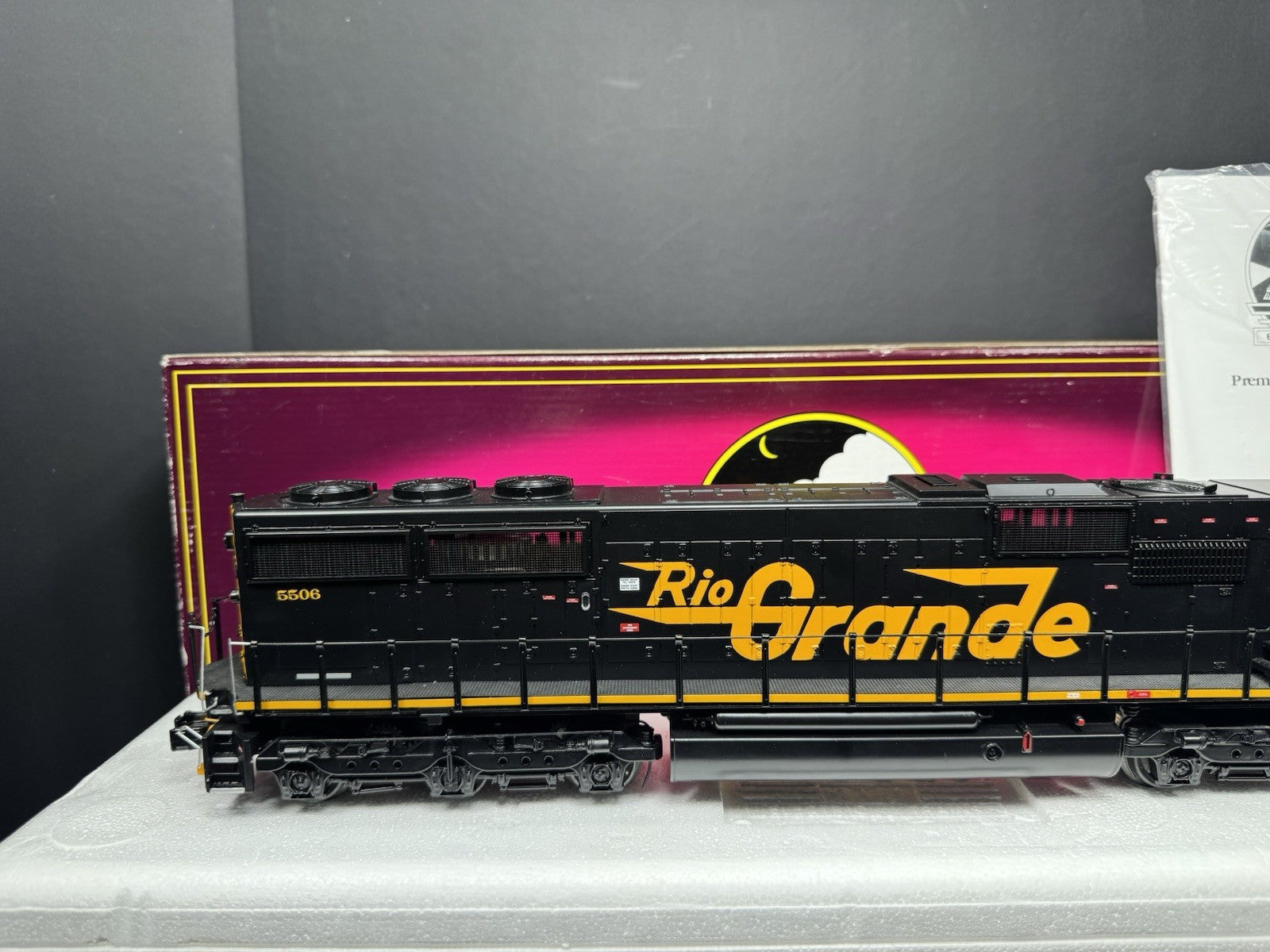 MTH 20-2579-1 Denver & Rio Grande SD50 diesel engine #5506 PS2 BCR LNIB7