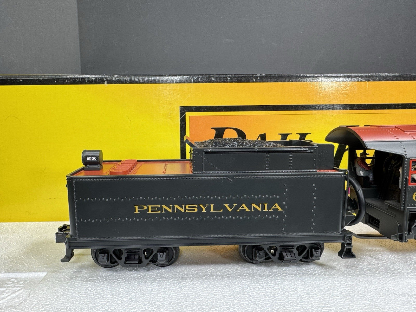 MTH RailKing 30-1313-1 Pennsylvania PRR 0-8-0 steam engine #6556 PS2 LNIB3