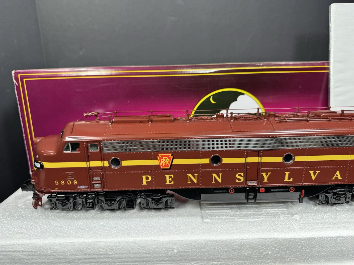 MTH 20212551 Pennsylvania PRR E8 diesel engine #5809 PS3 EX3