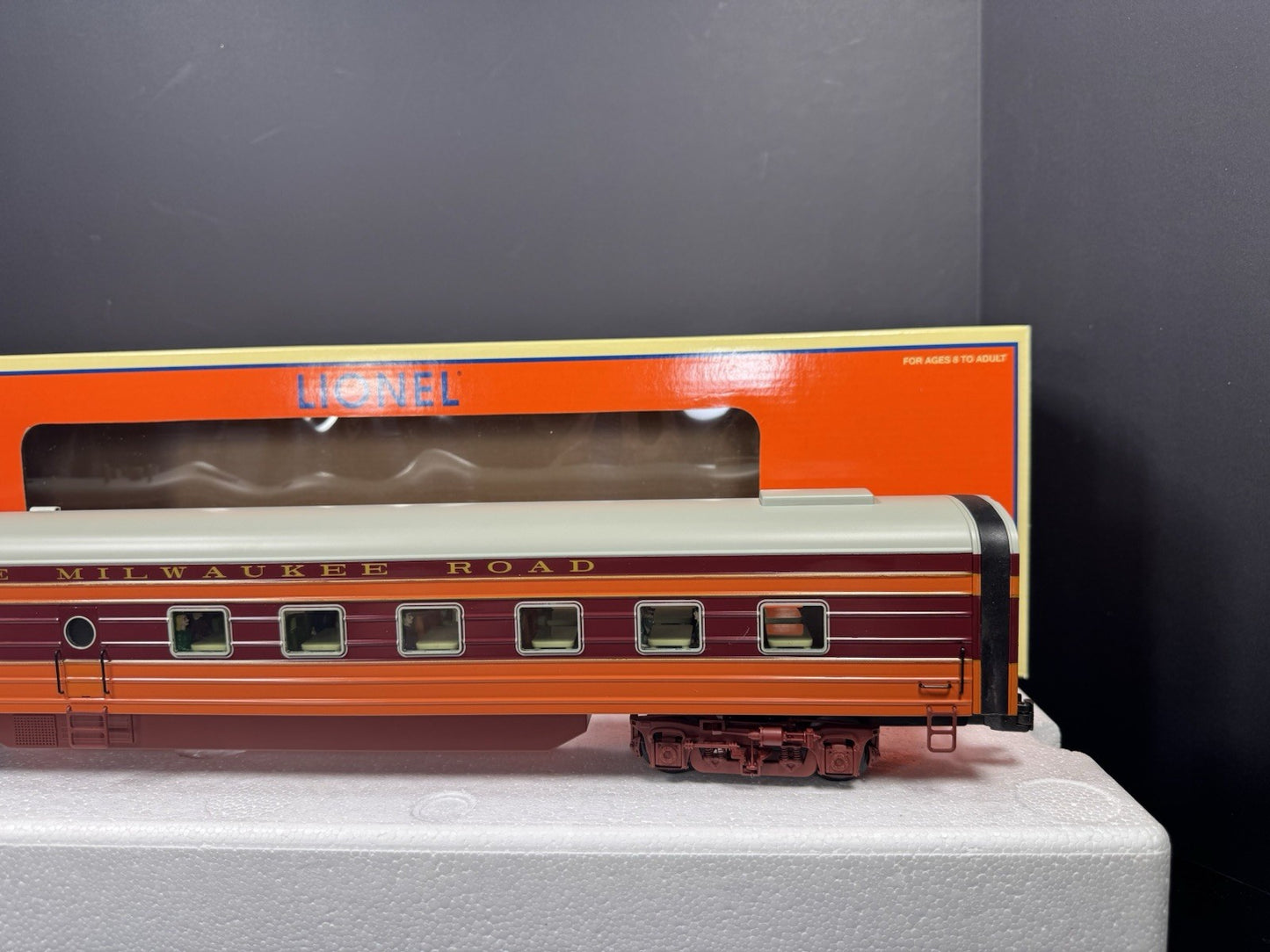 Lionel 6-29199 Milwaukee Road Hiawatha 18" aluminum StationSounds diner car LNIB8