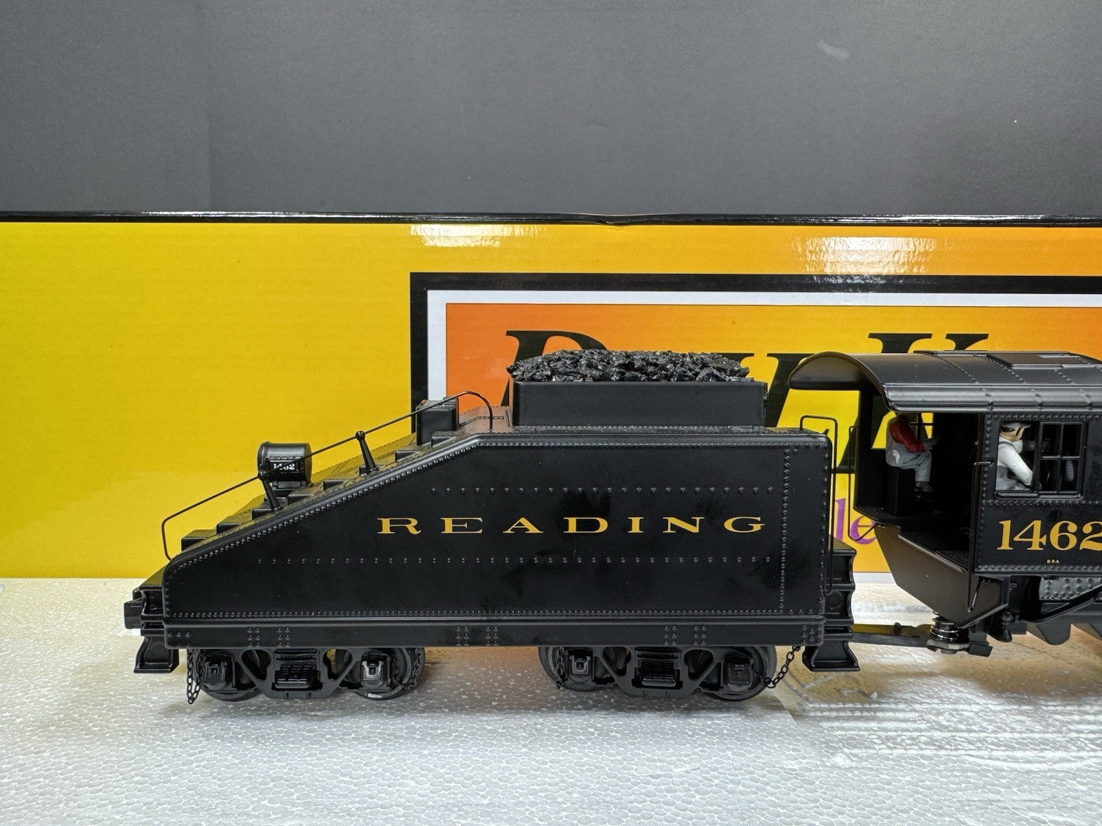MTH RailKing 30-1846-1 Reading 0-6-0 steam switcher engine #1462 PS3 LNIB7