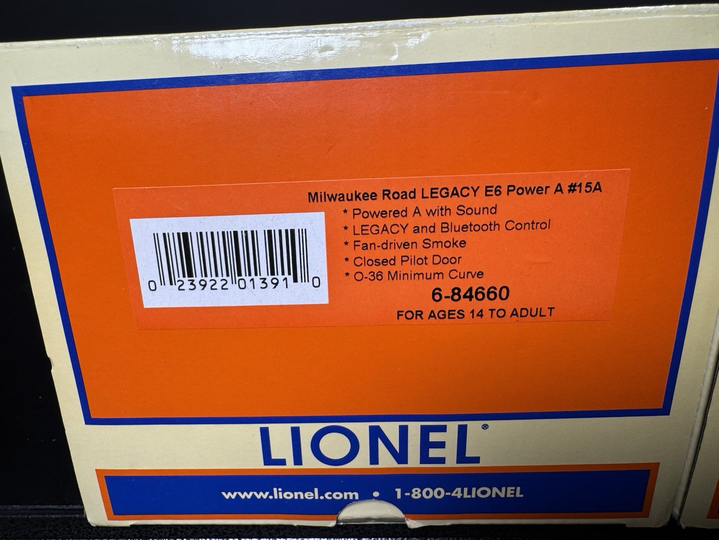 Lionel LEGACY 6-84659 Milwaukee Road E6 diesel engine AA set #15A #15B LNIB11