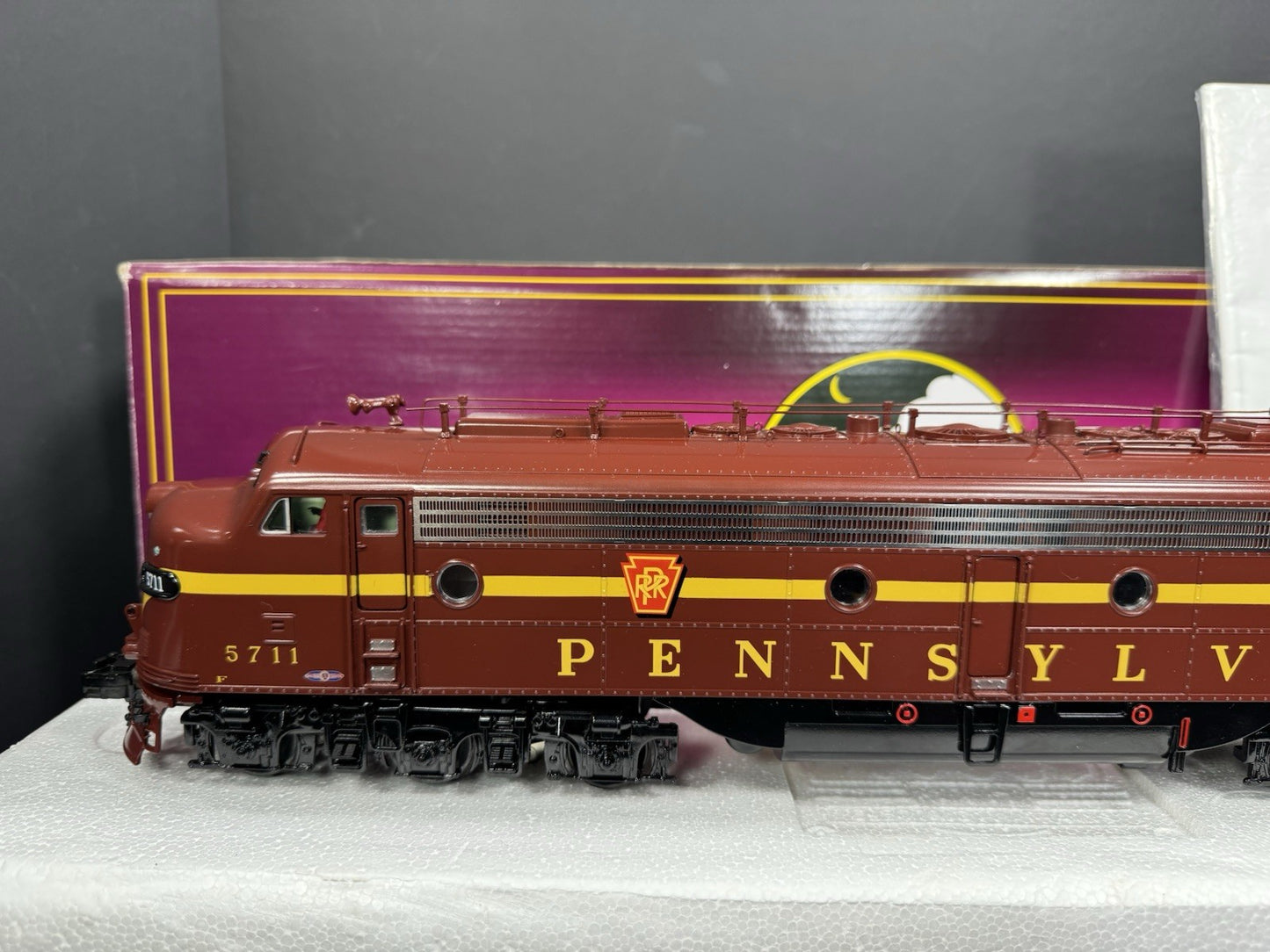 MTH 20212541 Pennsylvania PRR E8 diesel engine #5711 PS3 EX2