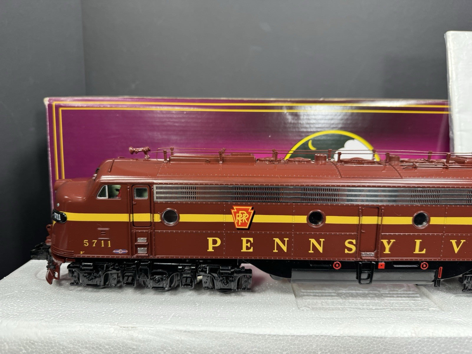 MTH 20212541 Pennsylvania PRR E8 diesel engine #5711 PS3 EX2