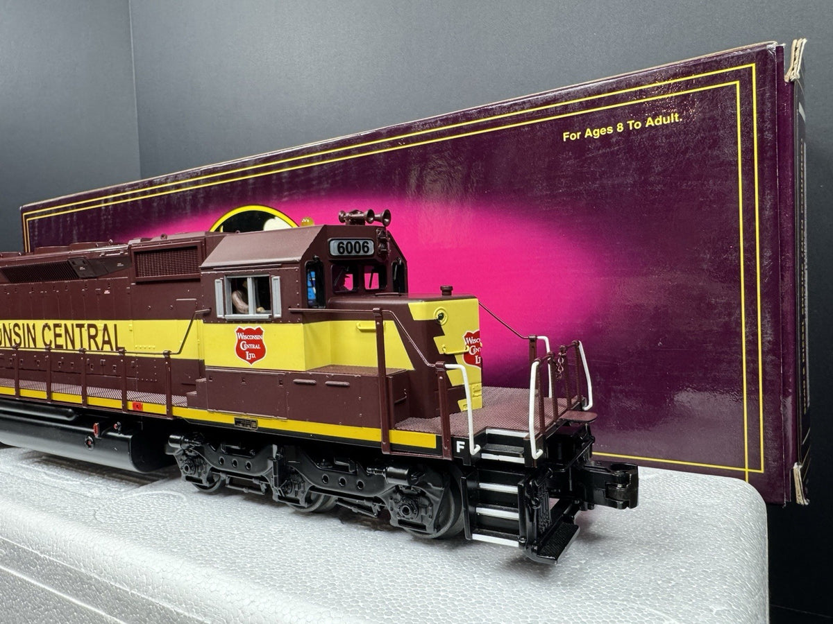 MTH 20-2469-3 Wisconsin Central SD40-2 nonpowered diesel engine #6006 LNIB8