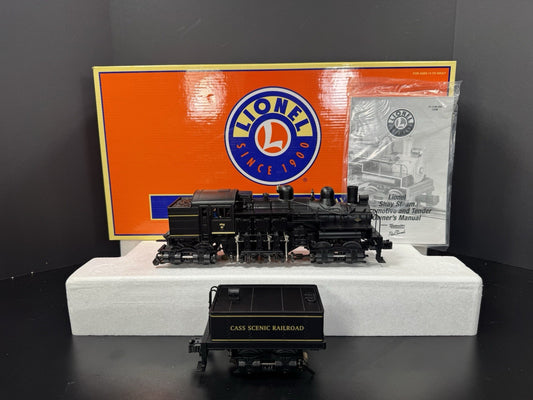 Lionel 6-11140 TMCC Cass Scenic Railroad Shay steam engine #7 LNIB0