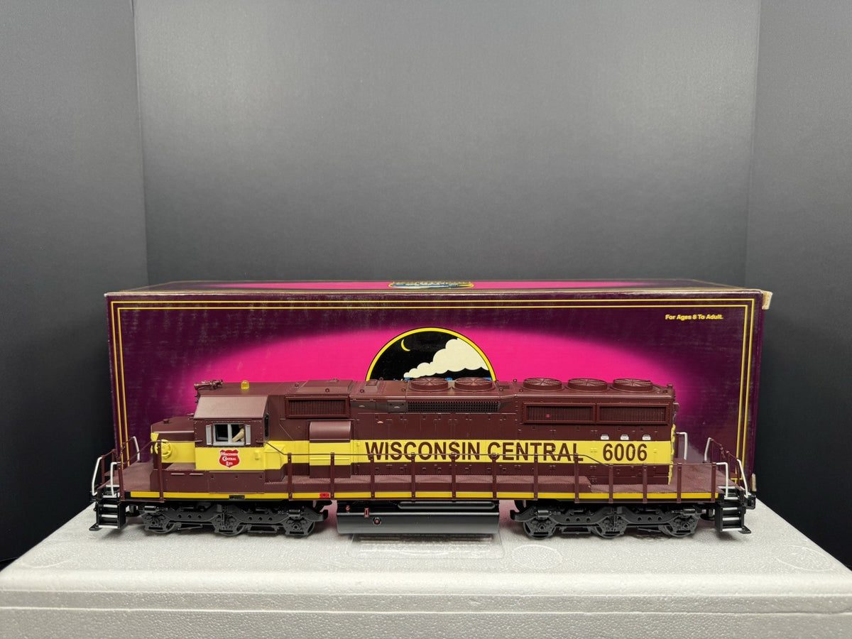 MTH 20-2469-3 Wisconsin Central SD40-2 nonpowered diesel engine #6006 LNIB0