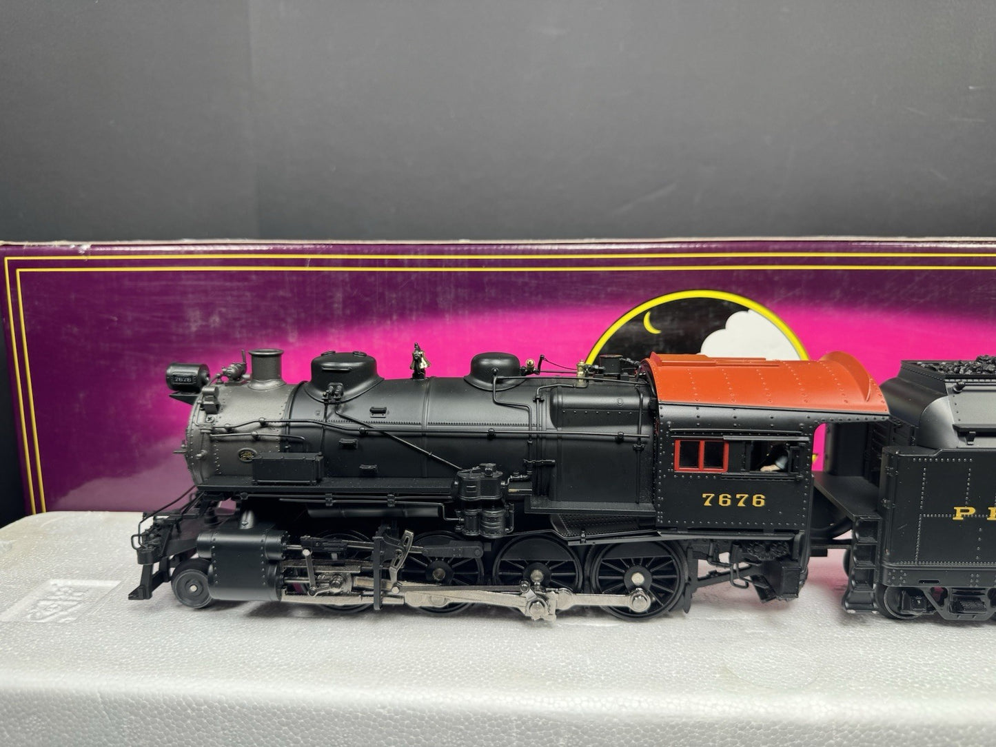 MTH 20-3055-1 Pennsylvania PRR H10s Consolidation steam engine #7676 PS2 EX2