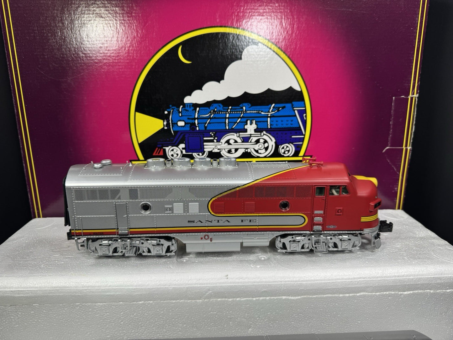 MTH 20-2676-1E Santa Fe Warbonnet F-3 diesel engine ABA set PS2 BCR EX7