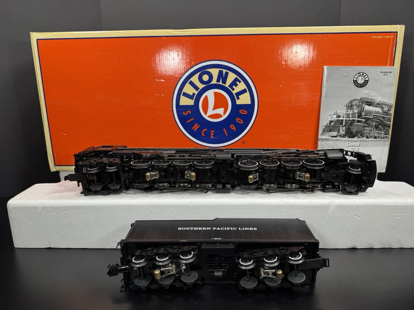 Lionel LEGACY 6-84248 Southern Pacific SP AC-9 steam engine #3800 EX14