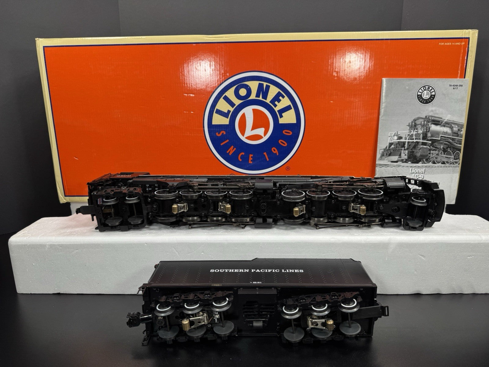 Lionel LEGACY 6-84248 Southern Pacific SP AC-9 steam engine #3800 EX14
