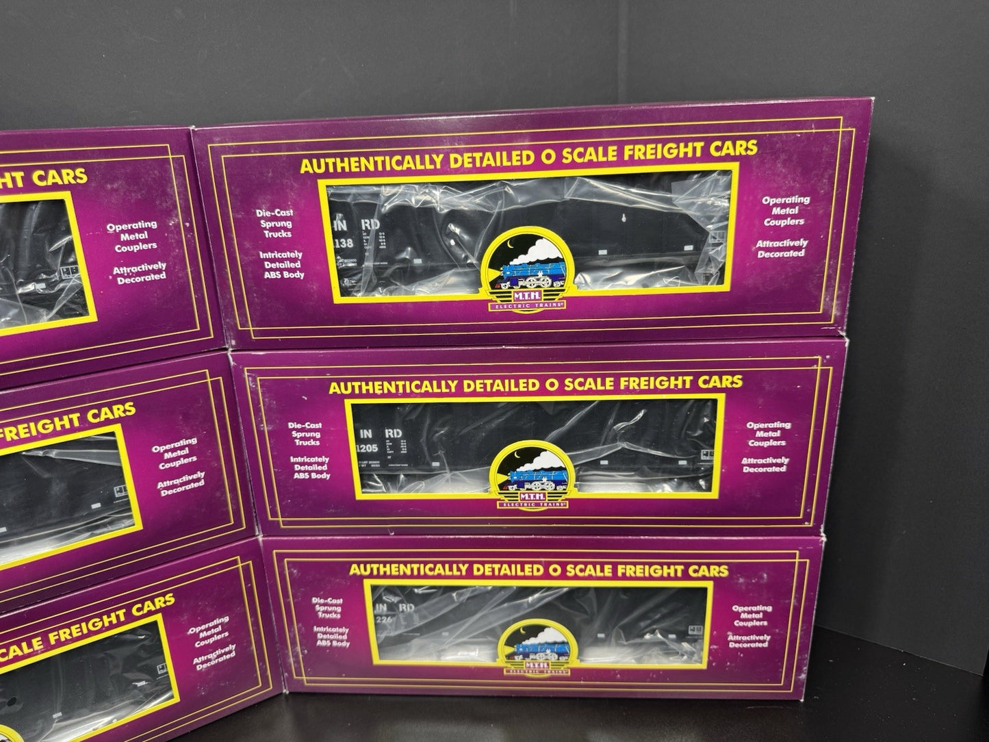 MTH 20-90738 Indiana Railroad coalporter car w coal load 6-car set LNIB9