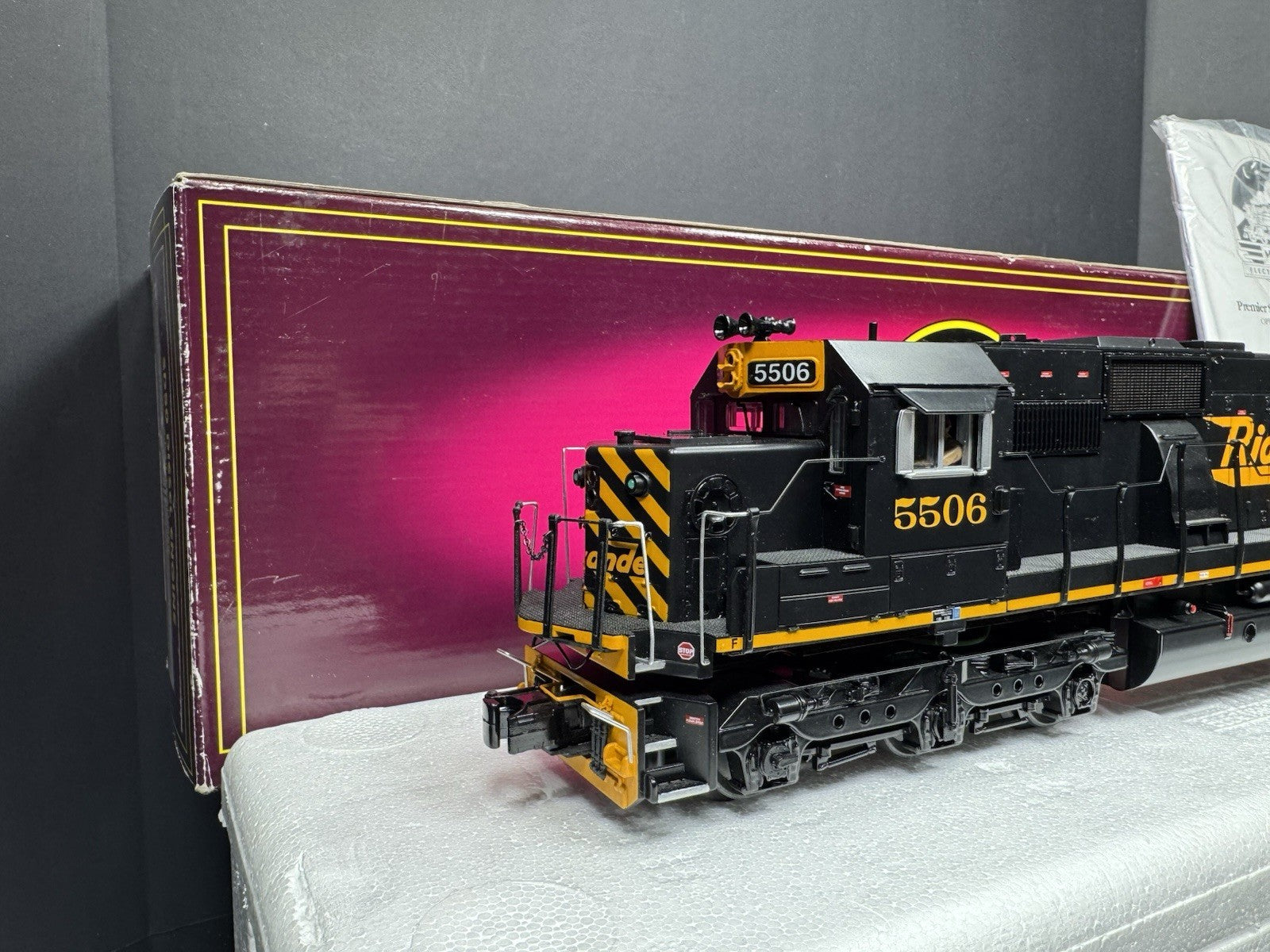 MTH 20-2579-1 Denver & Rio Grande SD50 diesel engine #5506 PS2 BCR LNIB1