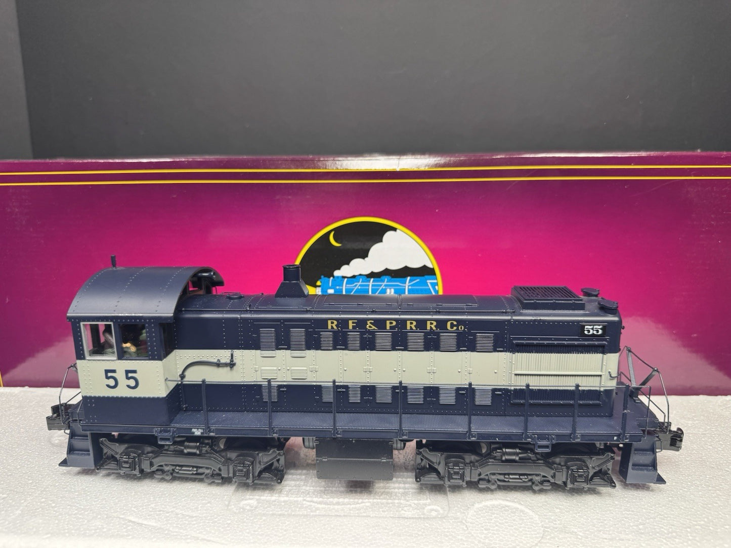 MTH 20-21181-1 Richmond RF&P Alco S-2 diesel switcher engine #55 PS3 LNIB6