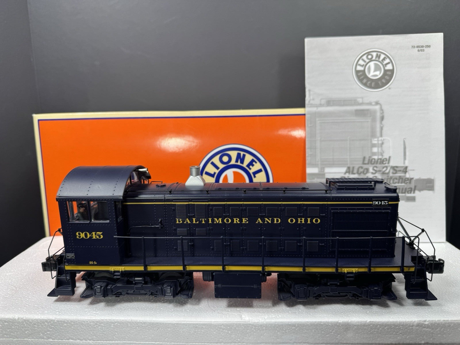 Lionel 6-28539 TMCC Baltimore & Ohio B&O S-2 diesel switcher engine #9045 LNIB6