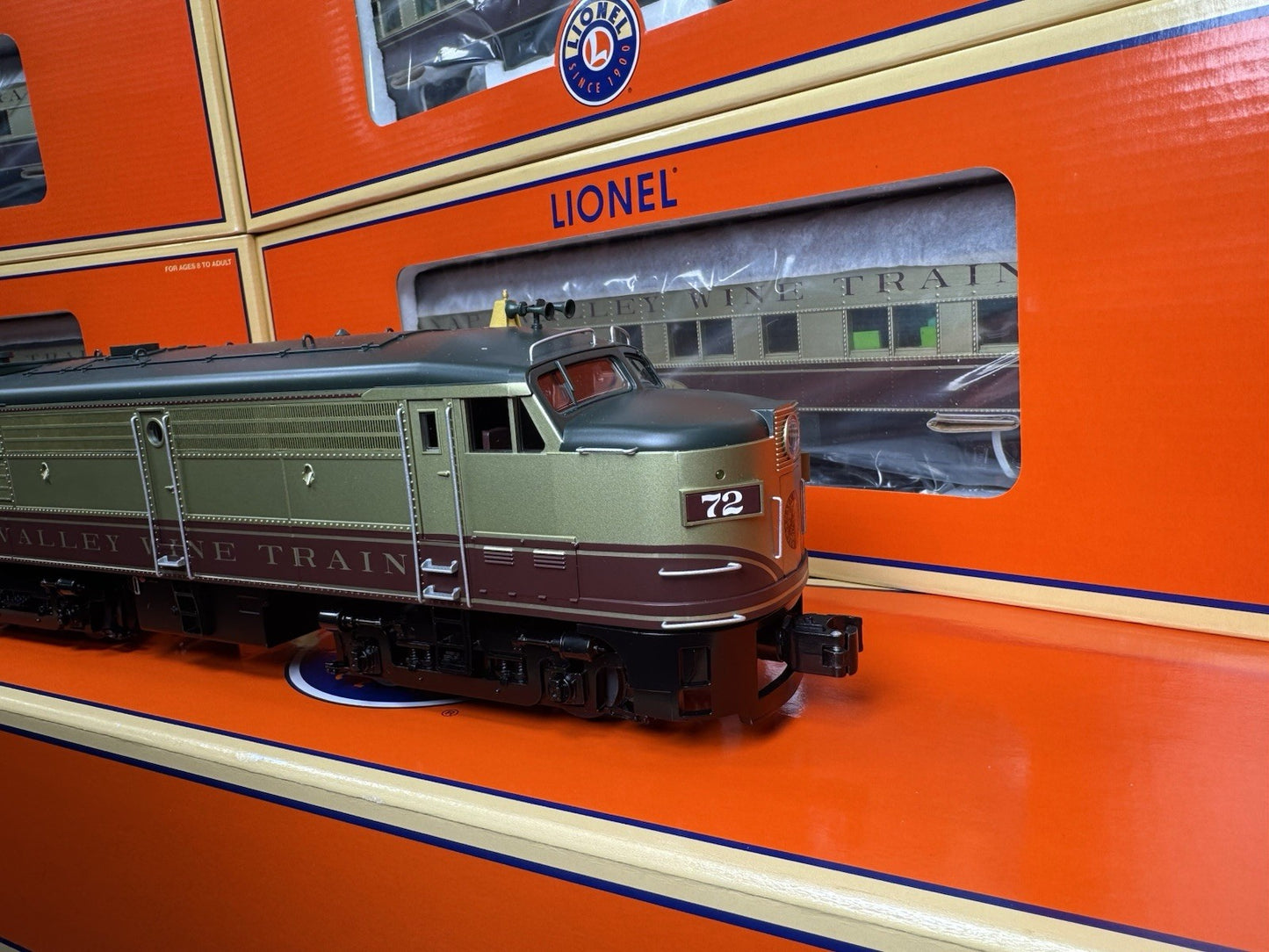 Lionel 6-31737 TMCC Napa Valley Wine Train Alco passenger set LNIB VHTF5