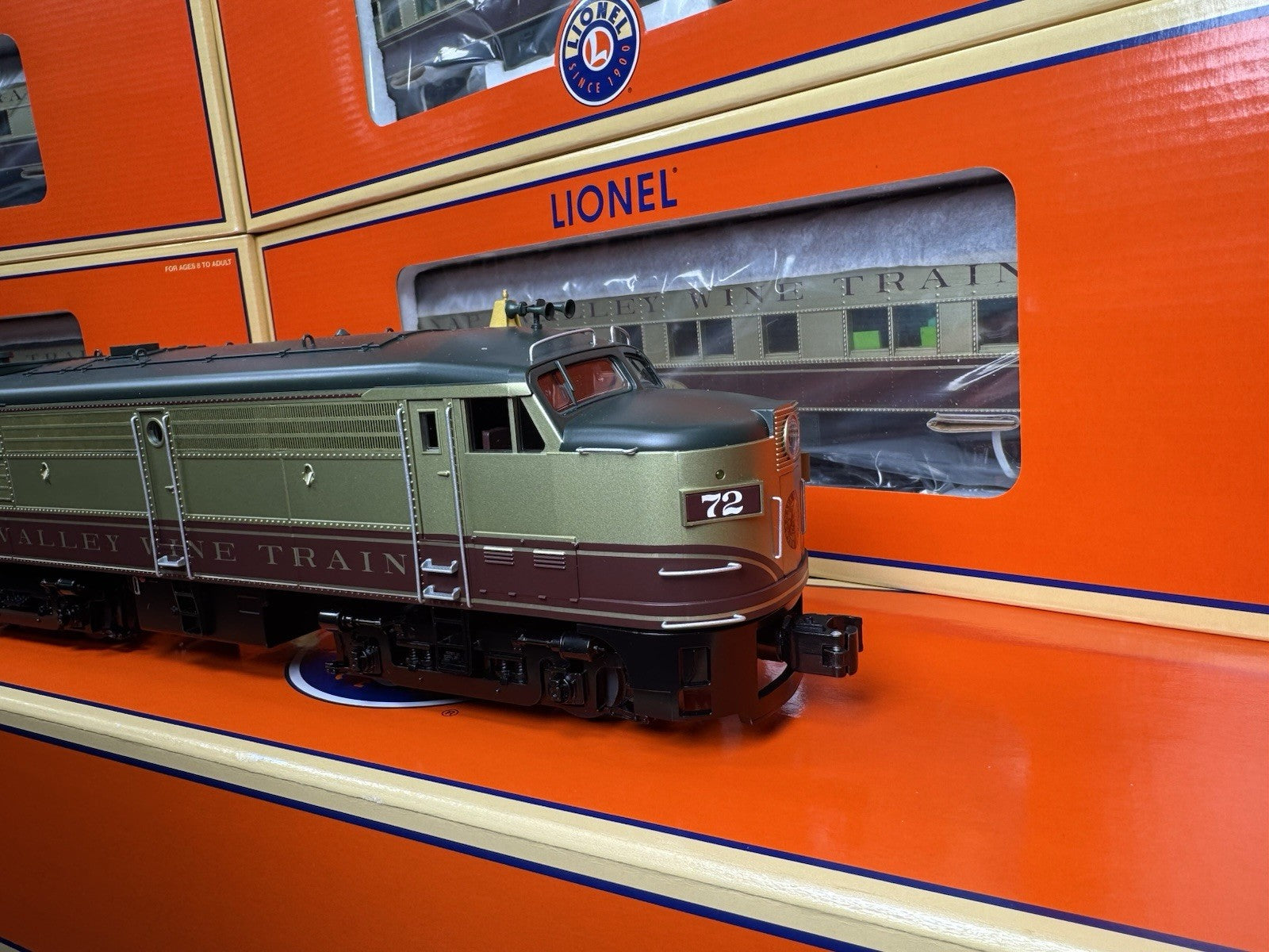 Lionel 6-31737 TMCC Napa Valley Wine Train Alco passenger set LNIB VHTF5