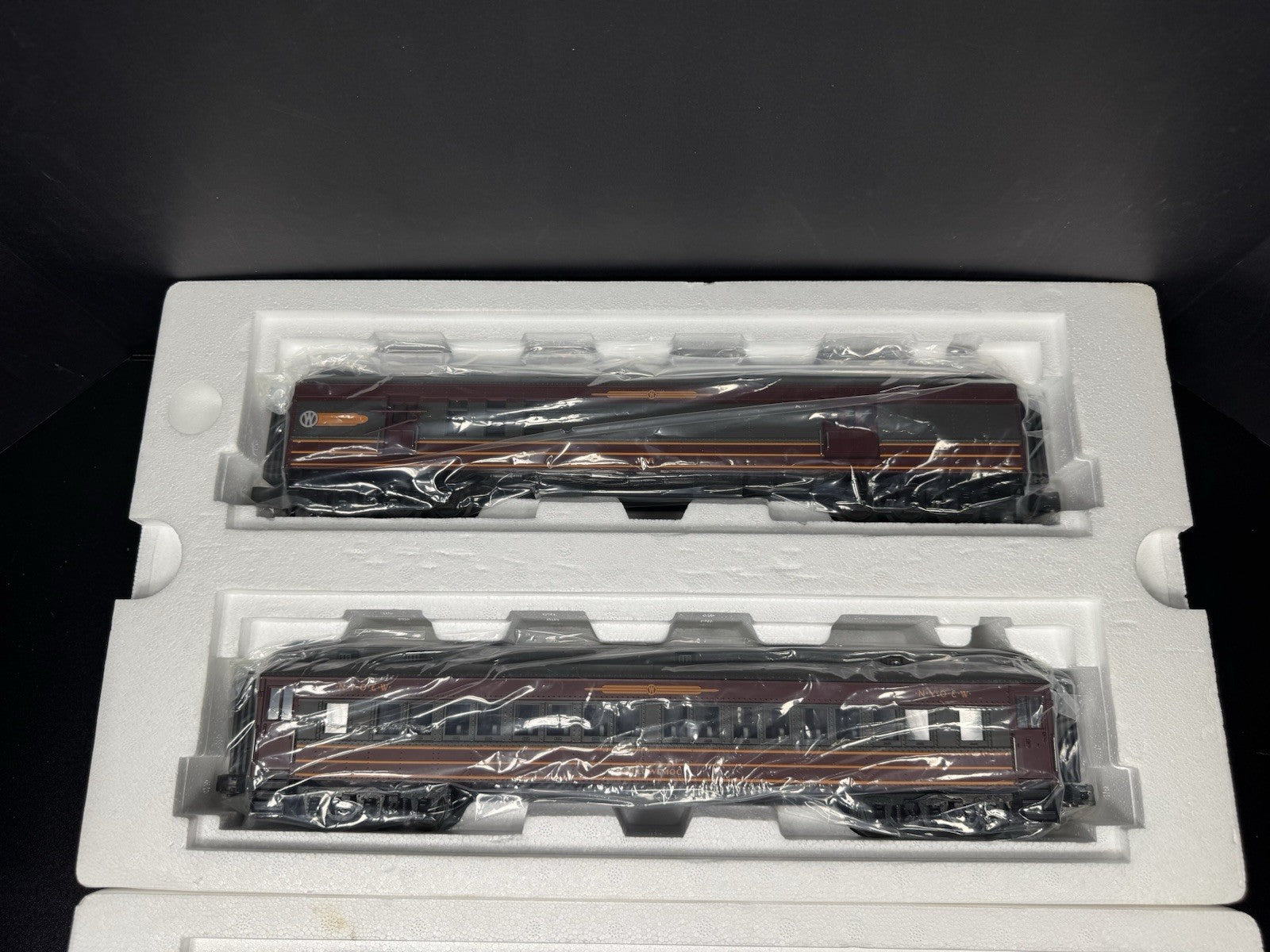MTH RailKing 30-69022 NY Ontario & Western 60' Madison passenger 4-car set LNIB2