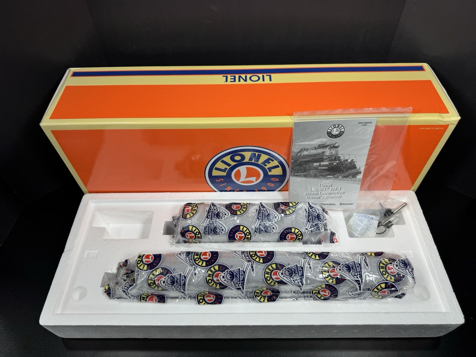 Lionel LEGACY 2031100 Baltimore & Ohio B&O EM1 blue steam engine #7600 LNIB13