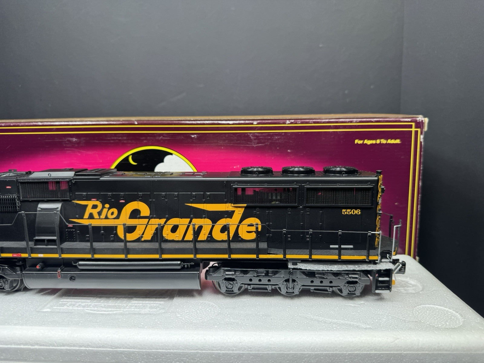 MTH 20-2579-1 Denver & Rio Grande SD50 diesel engine #5506 PS2 BCR LNIB3