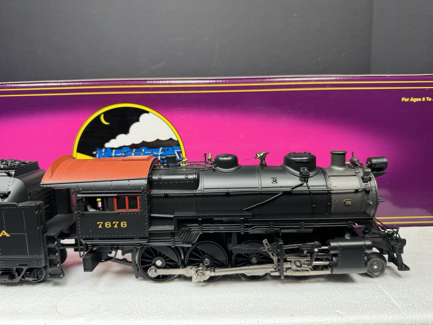 MTH 20-3055-1 Pennsylvania PRR H10s Consolidation steam engine #7676 PS2 LNIB8