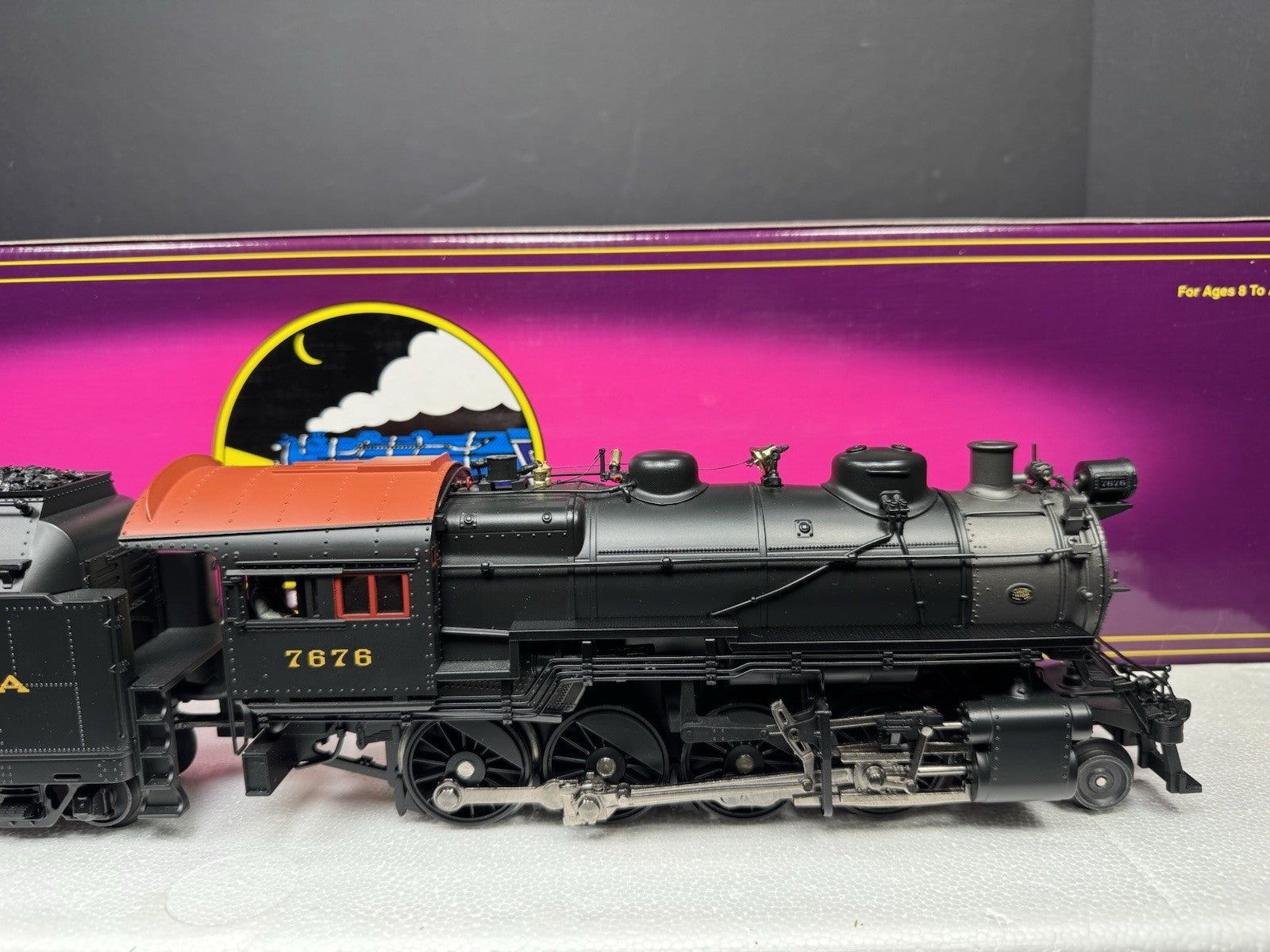 MTH 20-3055-1 Pennsylvania PRR H10s Consolidation steam engine #7676 PS2 LNIB8