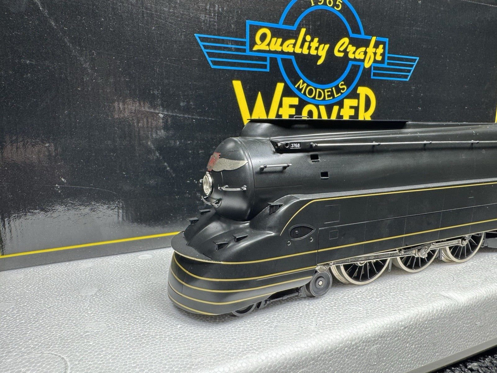 Weaver 3-rail brass Pennsylvania PRR Torpedo 4-6-2 Pacific steam engine #3768 EX1
