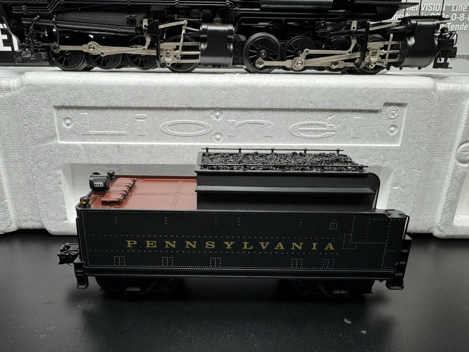 Lionel VISIONLINE 6-11154 Pennsylvania PRR 0-8-8-0 CC2 steam engine #8183 LNIB11