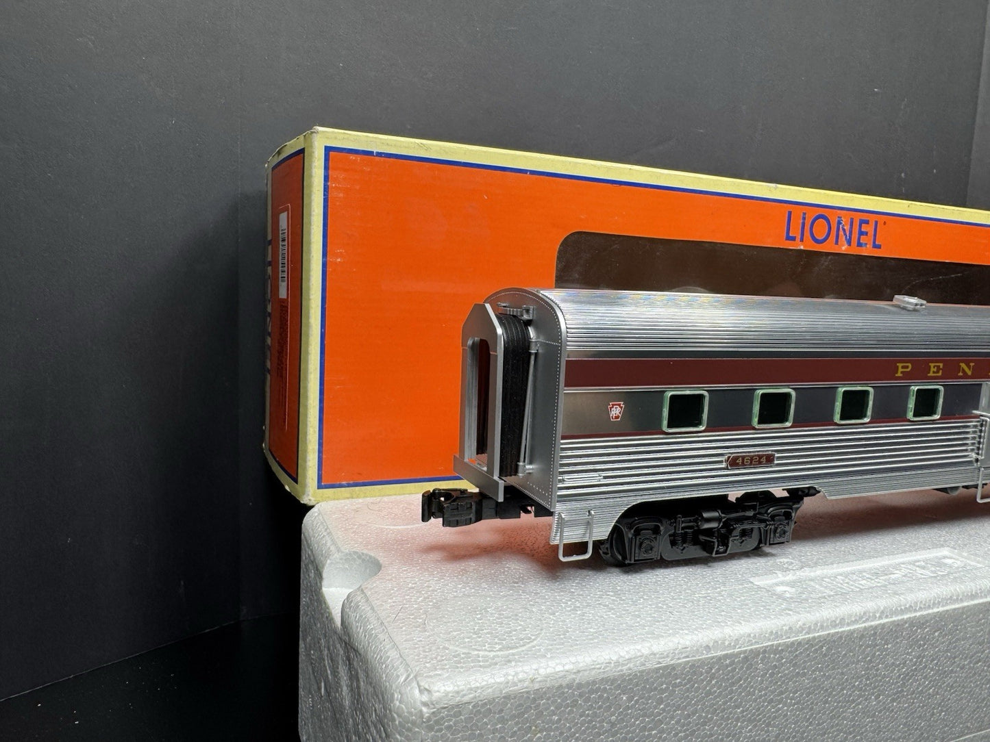 Lionel 6-25458 PRR Congressional 18" aluminum StationSounds diner car #4624 LNIB6