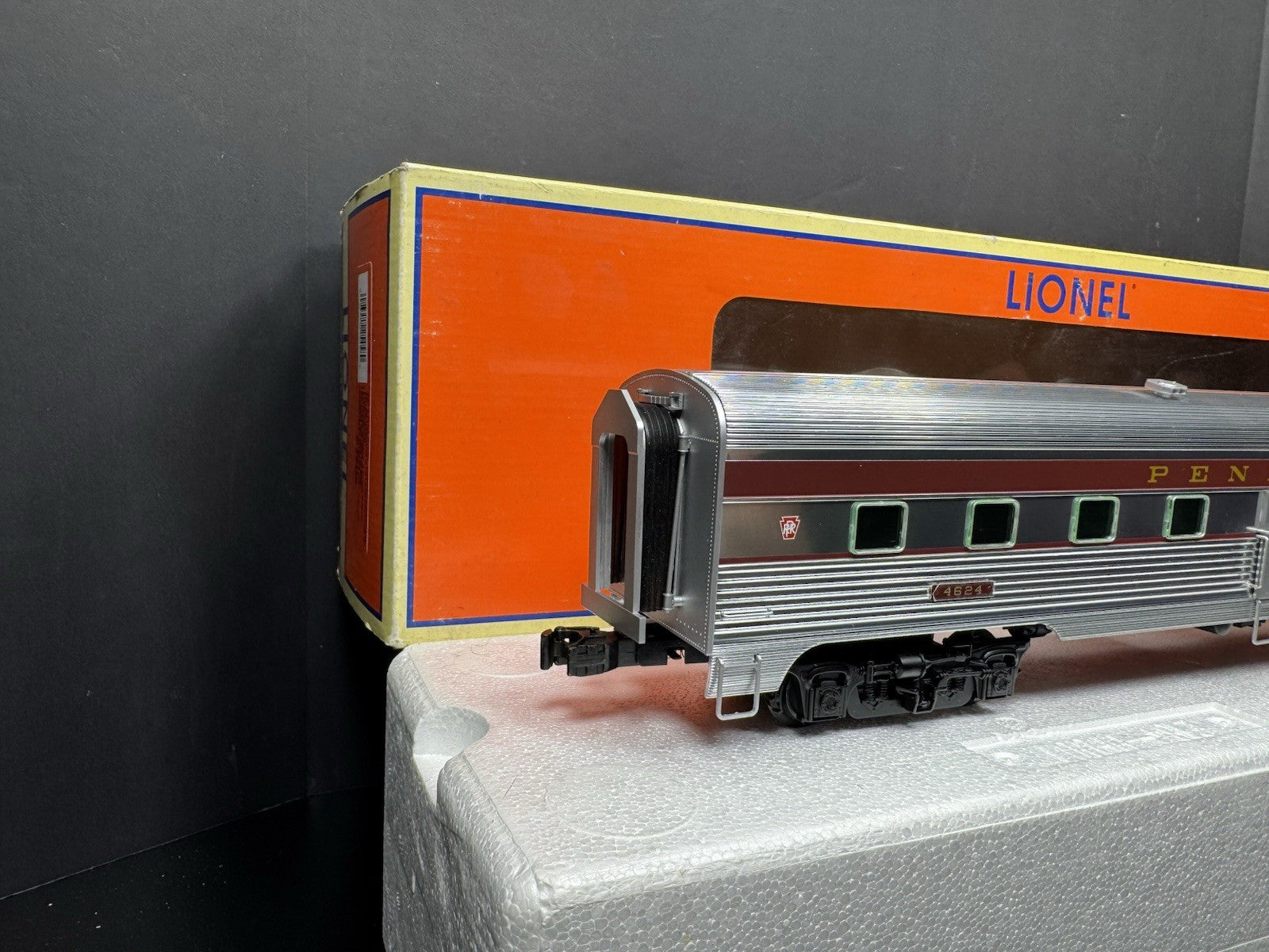 Lionel 6-25458 PRR Congressional 18" aluminum StationSounds diner car #4624 LNIB6