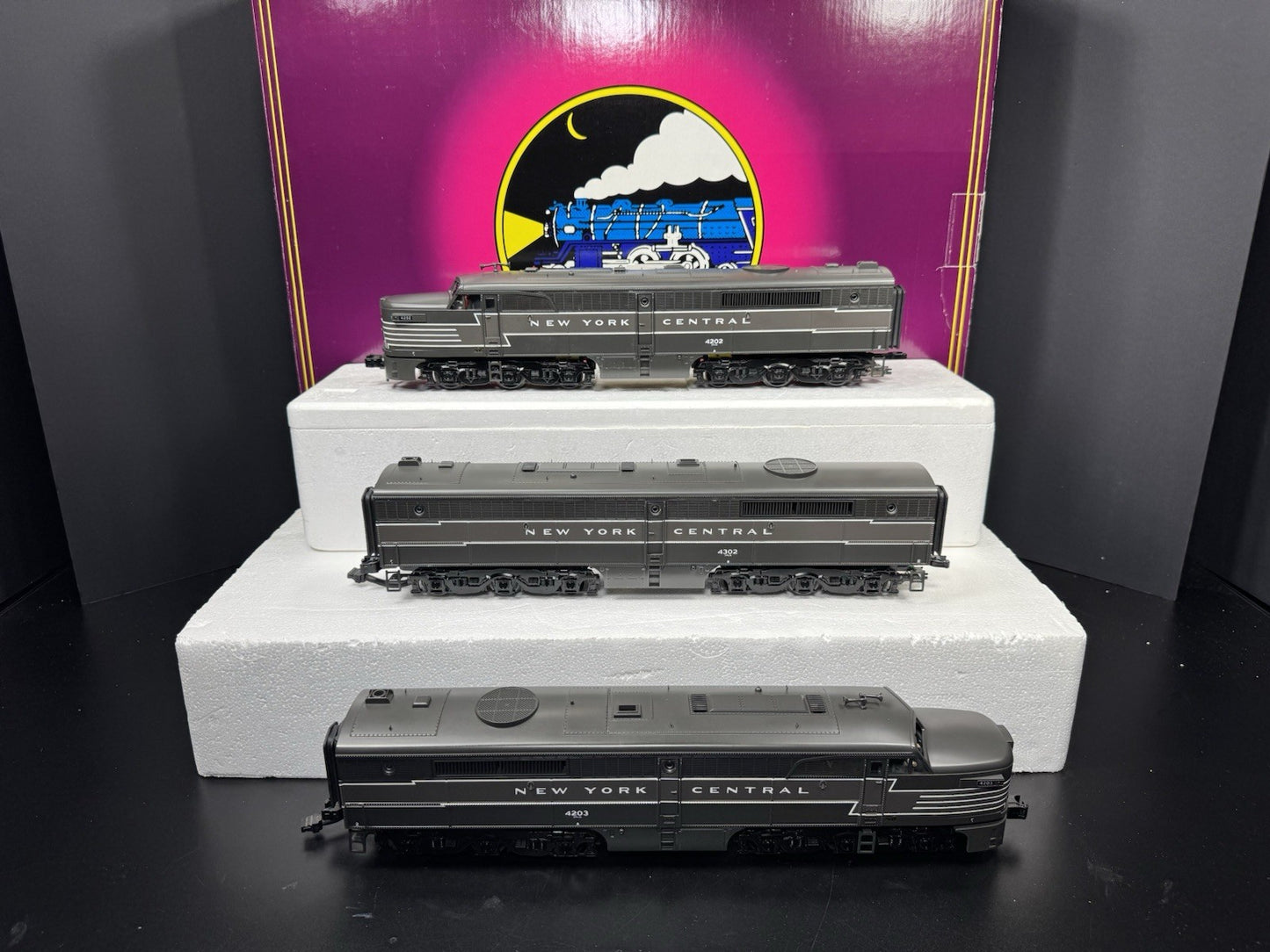 MTH 20-2476-1 New York Central NYC Alco PA diesel engine ABA set PS2 BCR EX0