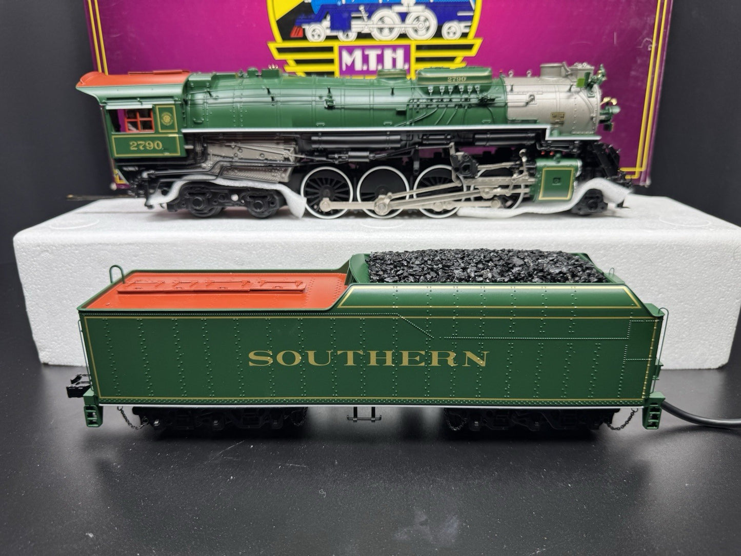 MTH 20-3189-1 Southern 2-8-4 K-4 Kanawha steam engine #2790 PS2 BCR NIB9