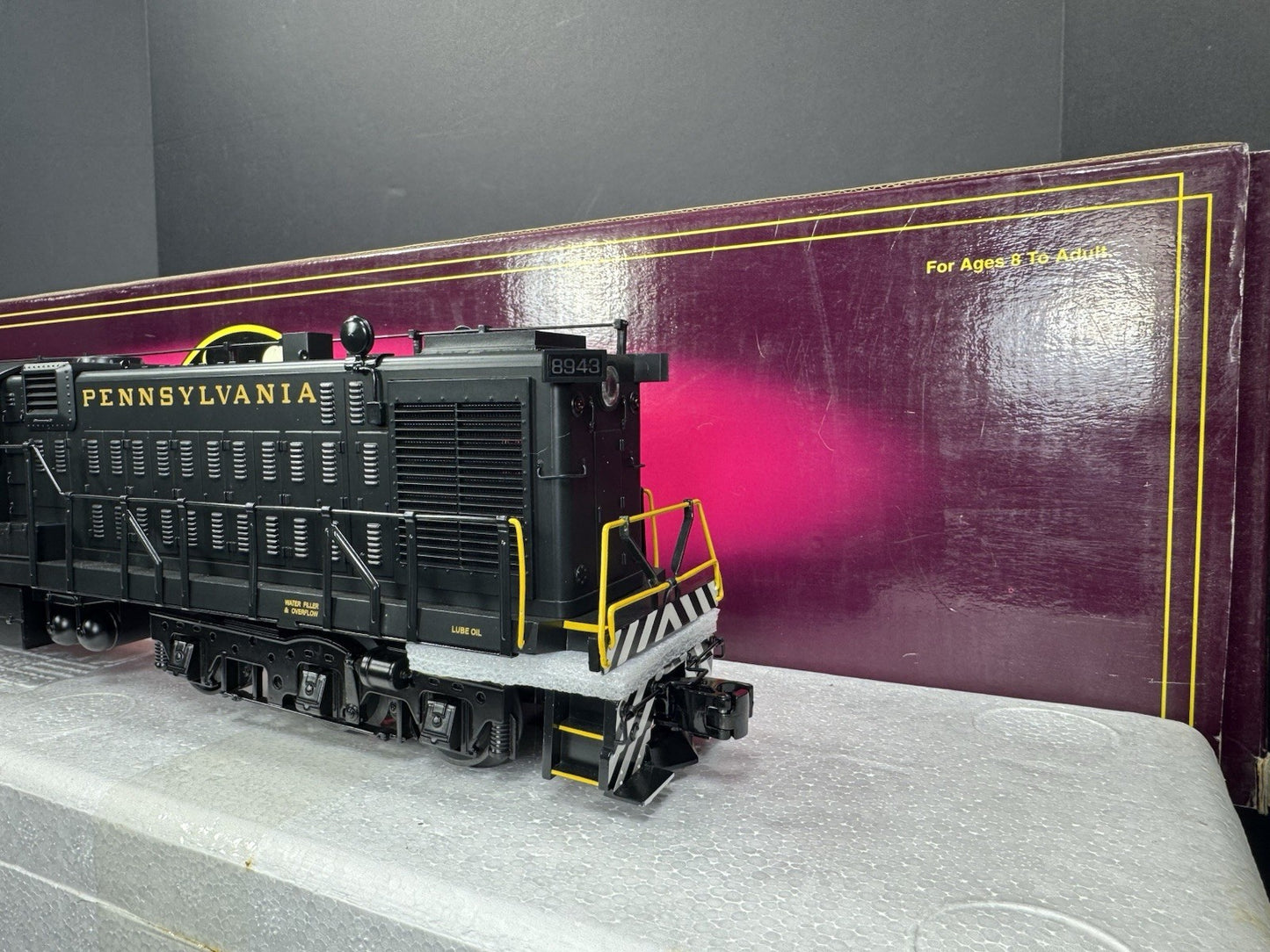 MTH 20-2302-3 Pennsylvania 2500 HP transfer nonpowered diesel engine #8943 NIB9