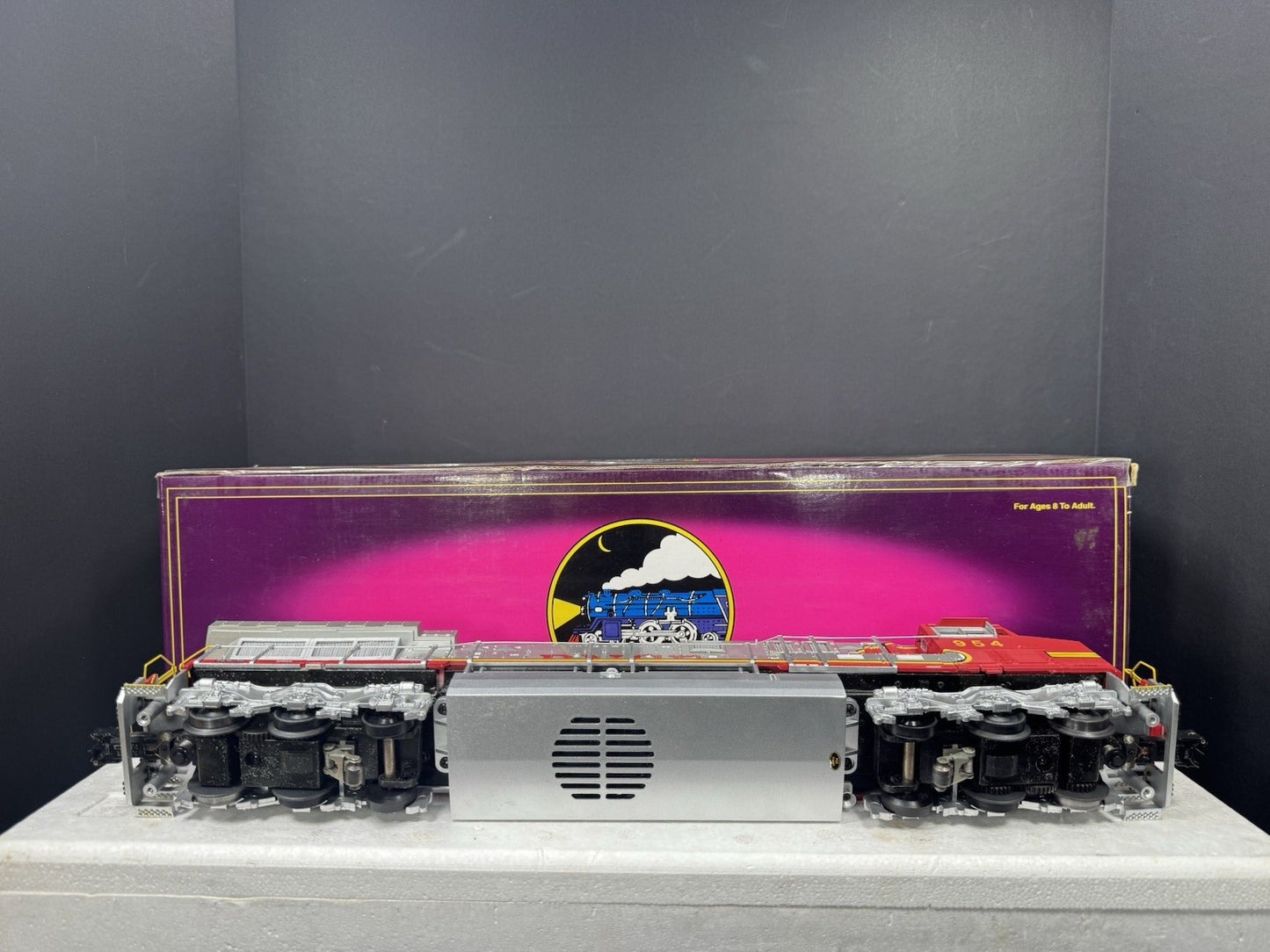 MTH 20-2265-1 Santa Fe Warbonnet AC6000 diesel engine #954 PS2 BCR EX10