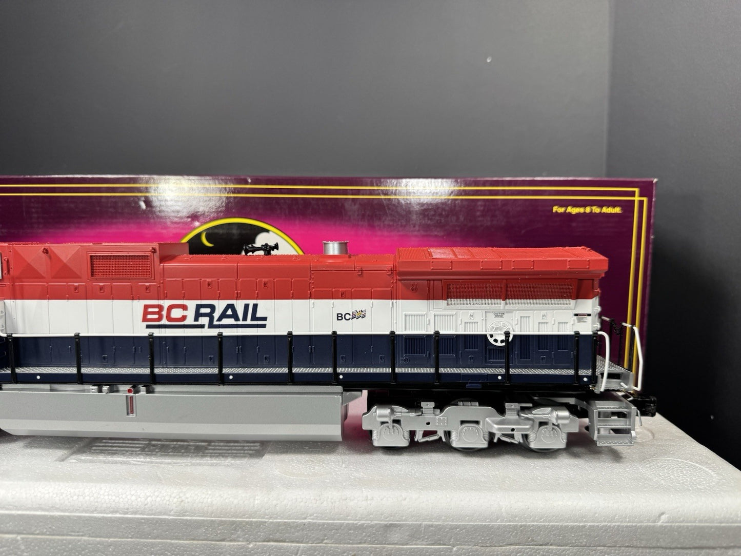 MTH 20-2429-3 BC Rail Dash-9 nonpowered diesel engine #4641 LNIB3