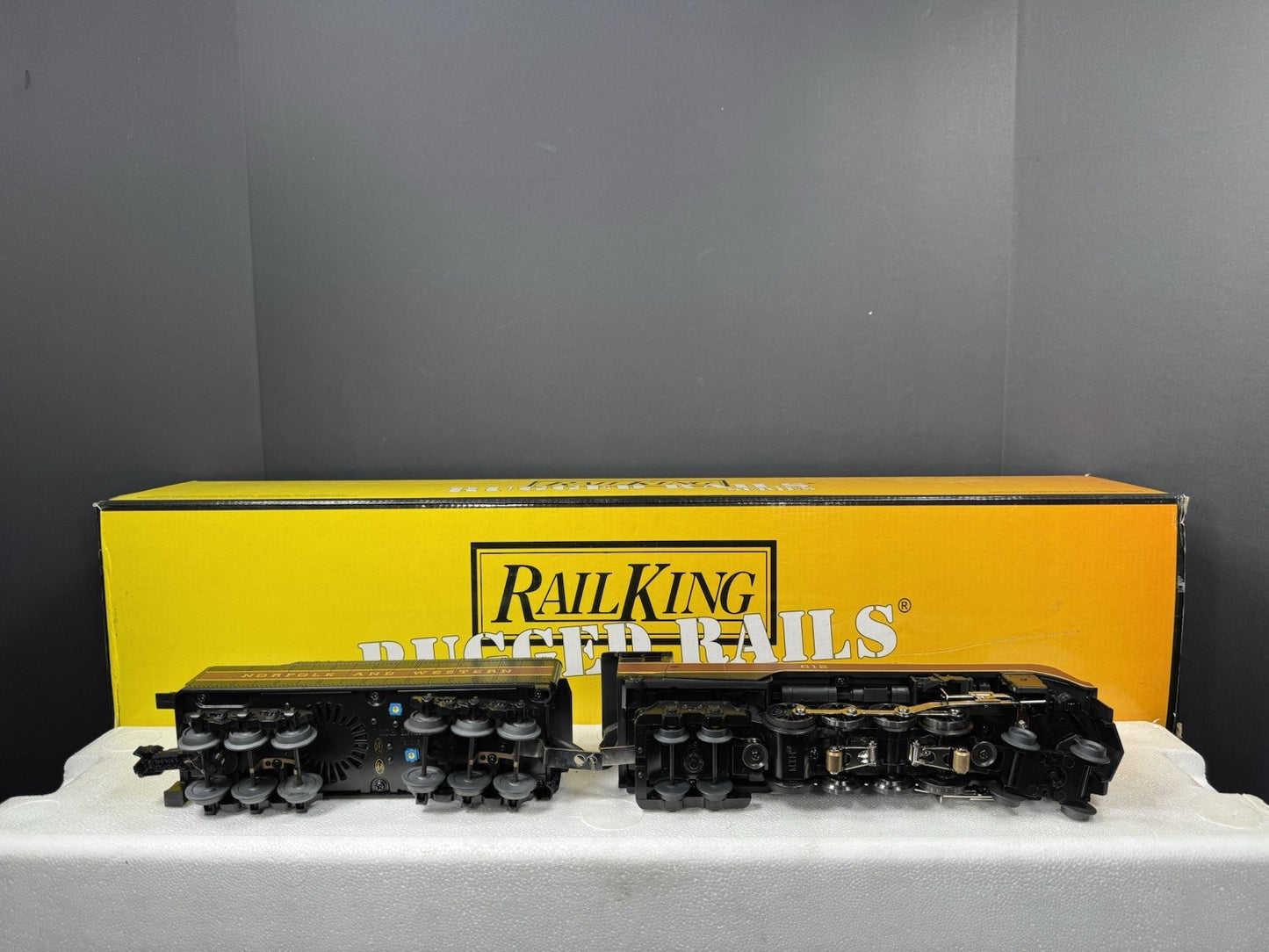 MTH RailKing 30-4184-1E Norfolk & Western J-class steam engine #612 PS2 BCR LNIB10