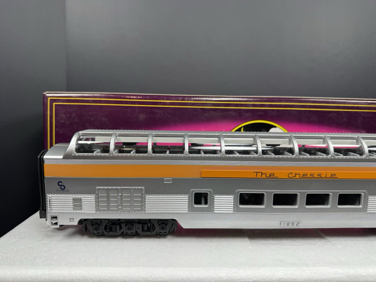 MTH 20-6749 Chessie 70' full-length vista dome passenger car #1852 LNIB7
