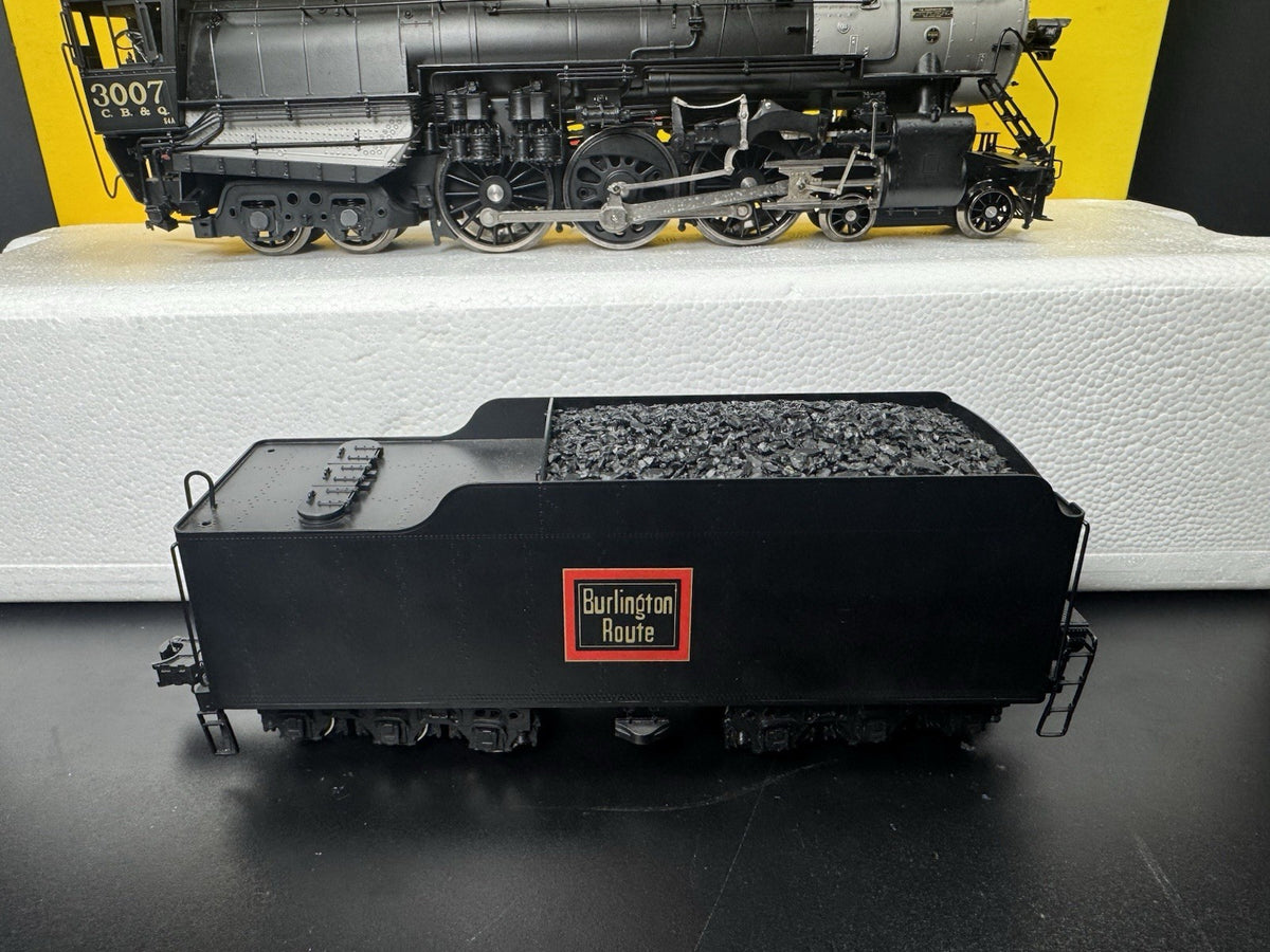 Sunset 3rd Rail 3-rail brass TMCC CB&Q S-4 Hudson steam engine #3007 LNIB11