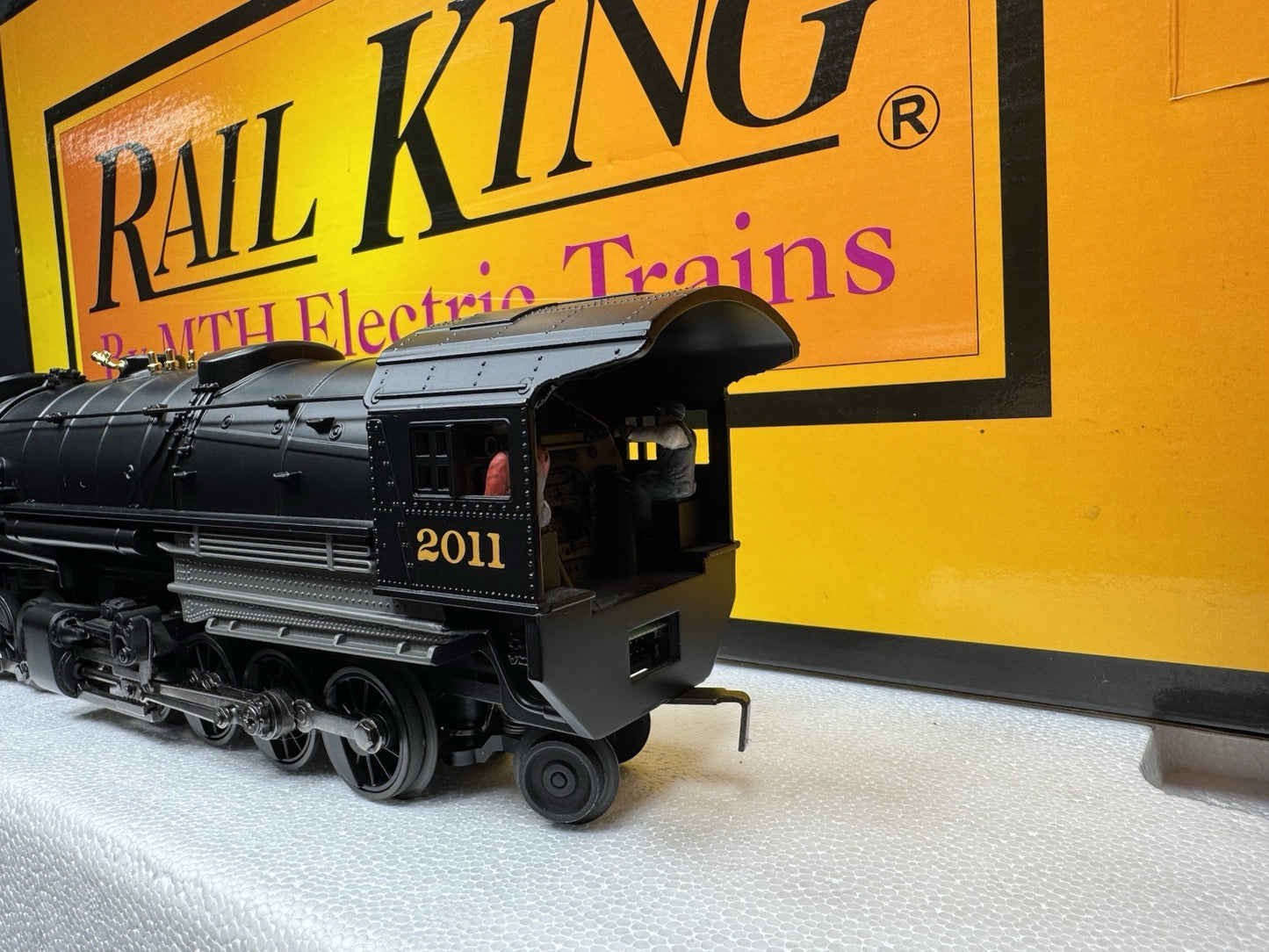 MTH RailKing 30-1307-1 Norfolk & Western 2-8-8-2 steam loco #2011 PS2 BCR LNIB4