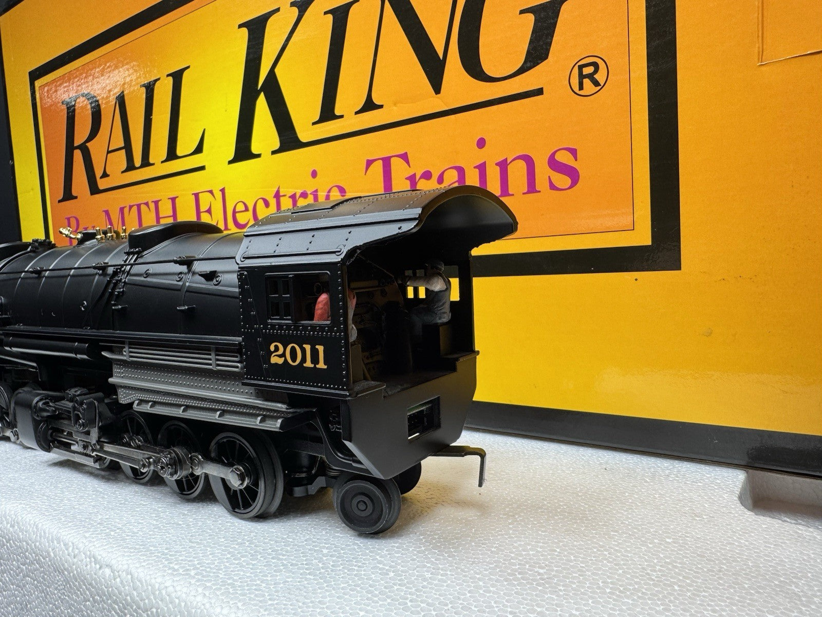MTH RailKing 30-1307-1 Norfolk & Western 2-8-8-2 steam loco #2011 PS2 BCR LNIB4