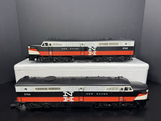 MTH 20-2324-1 New Haven Alco PA diesel engine AA set #0760 #0764 PS2 BCR EX0
