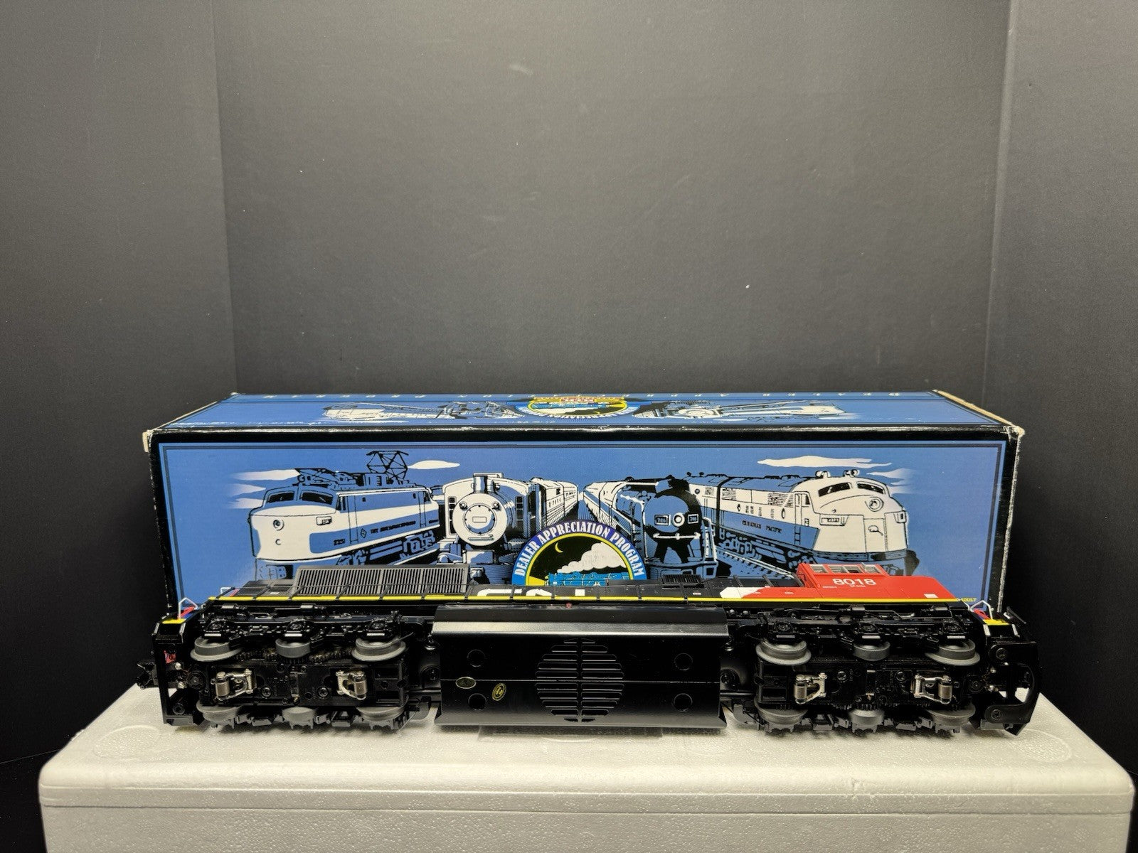 MTH 20-80006B Canadian National CN SD70-M diesel engine #8018 PS2 BCR LNIB9