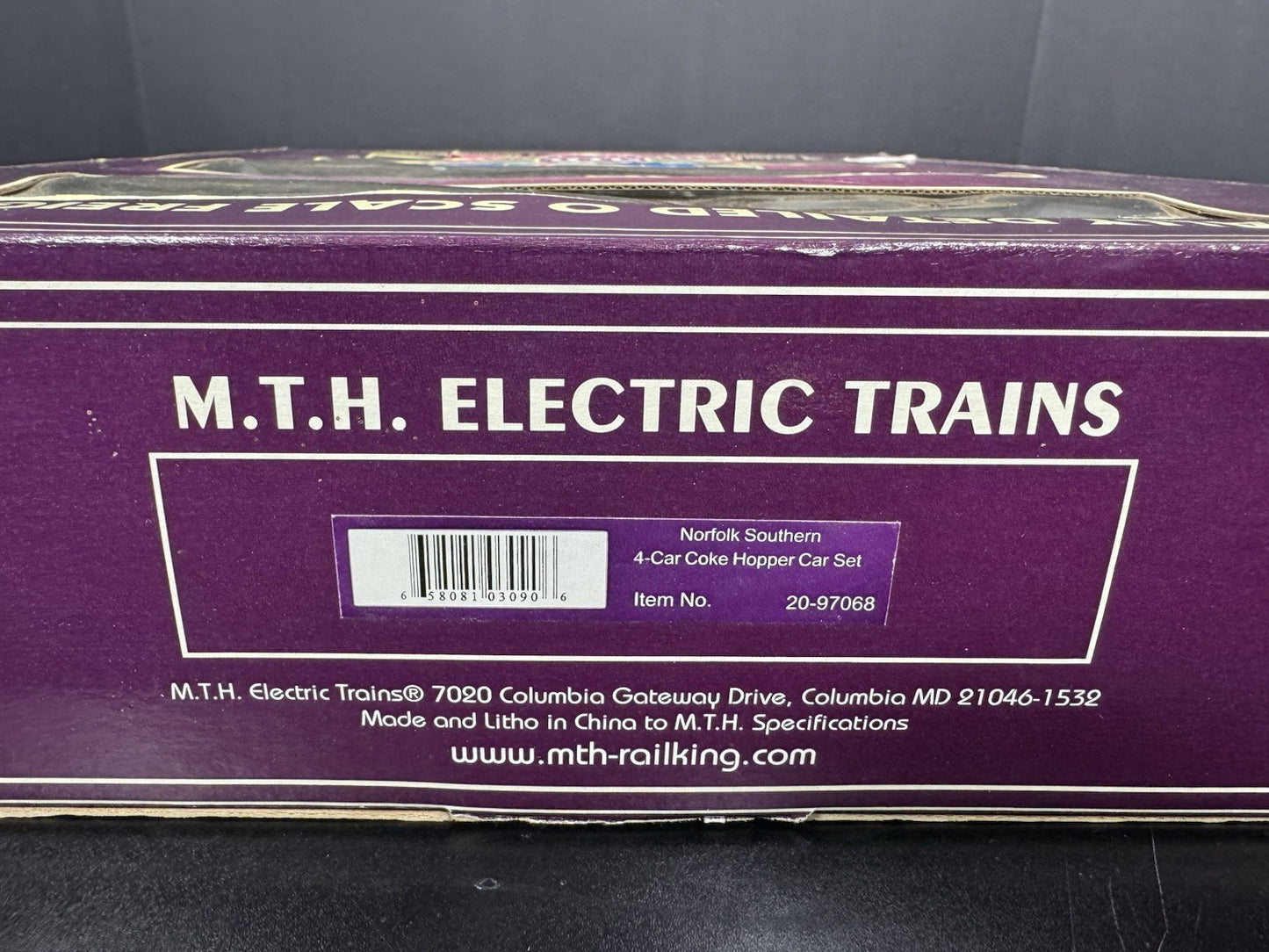 MTH 20-97068 Norfolk Southern NS coke hopper 4-car set LNIB7