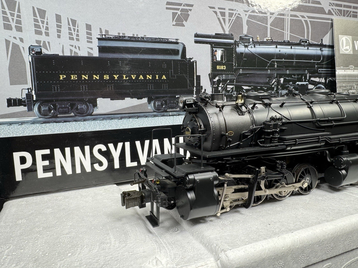 Lionel VISIONLINE 6-11154 Pennsylvania PRR 0-8-8-0 CC2 steam engine #8183 LNIB1