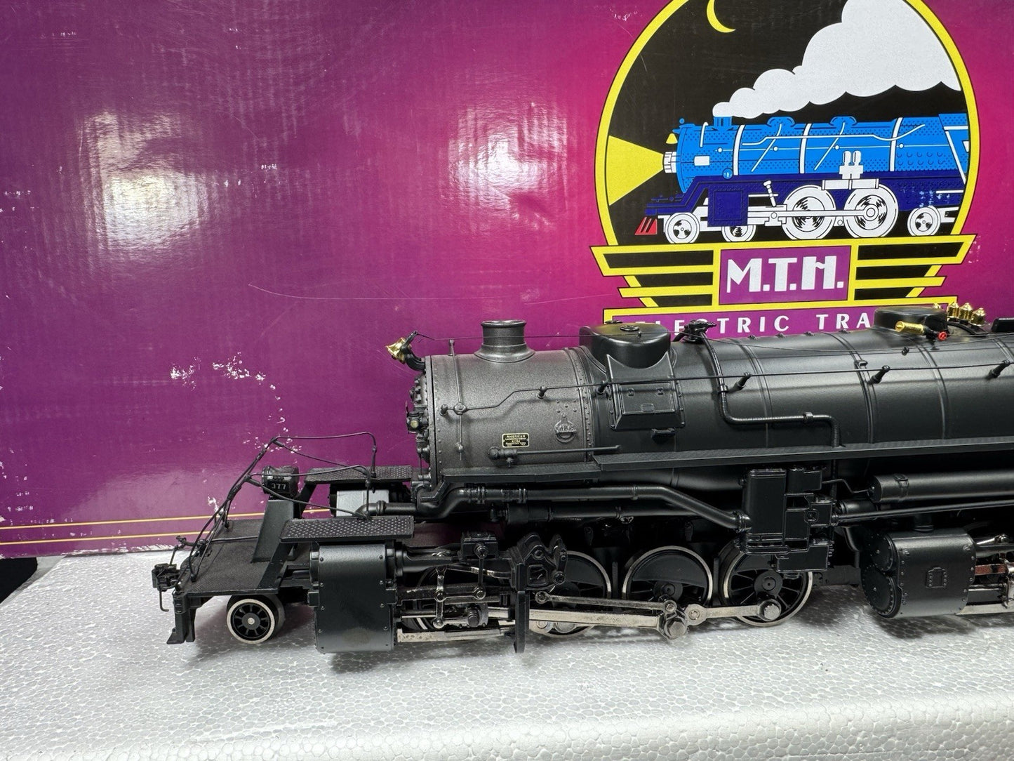 MTH 20-3516-1E Pennsylvania PRR 2-8-8-2 Y-3 steam engine #377 PS3 EX2