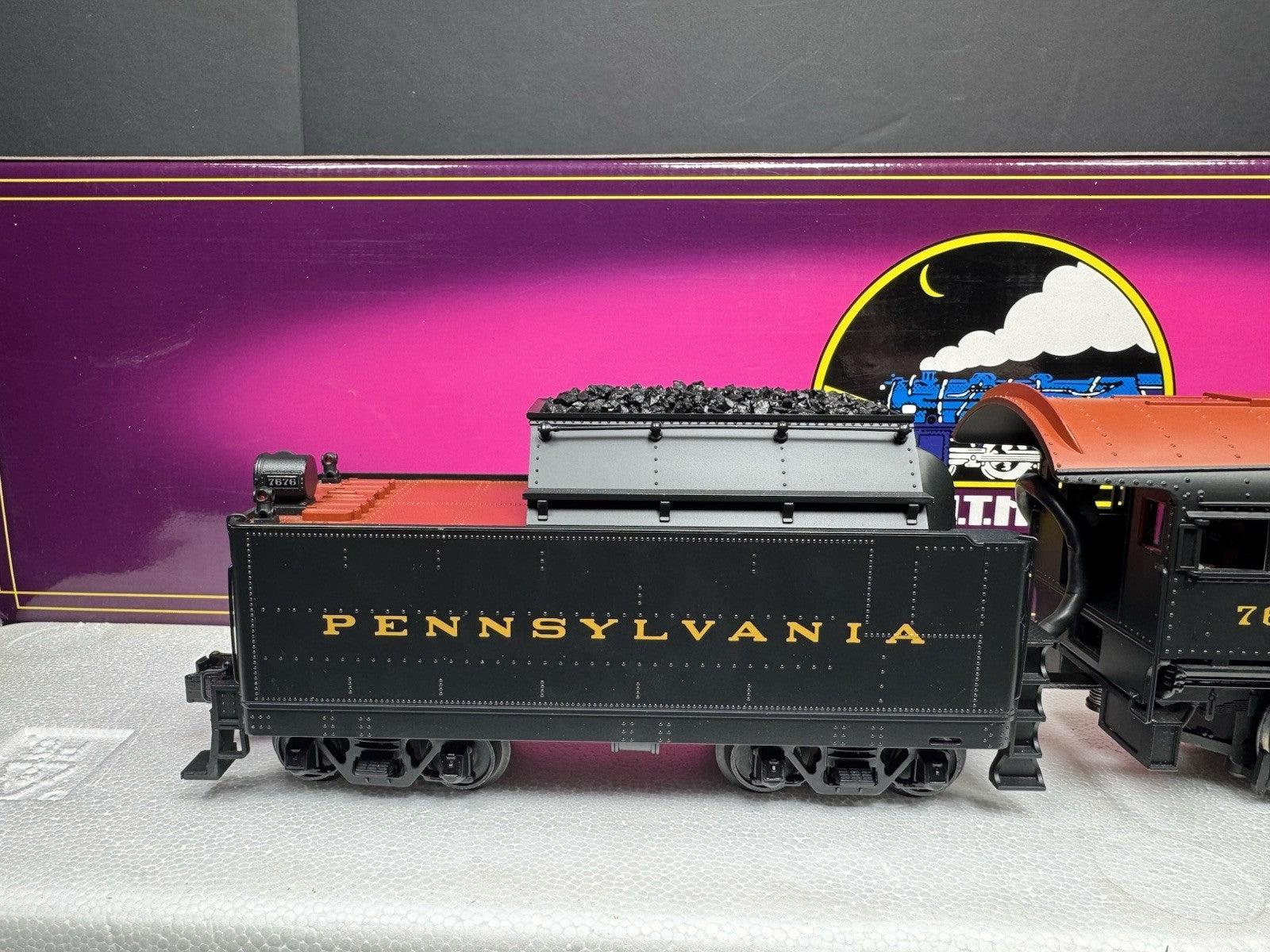 MTH 20-3055-1 Pennsylvania PRR H10s Consolidation steam engine #7676 PS2 LNIB7