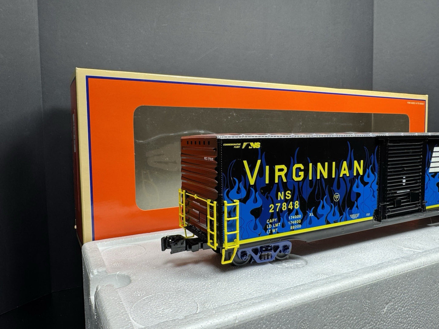 Lionel 6-27848 Norfolk Southern NS heritage Virginian 60' box car #27848 LNIB1