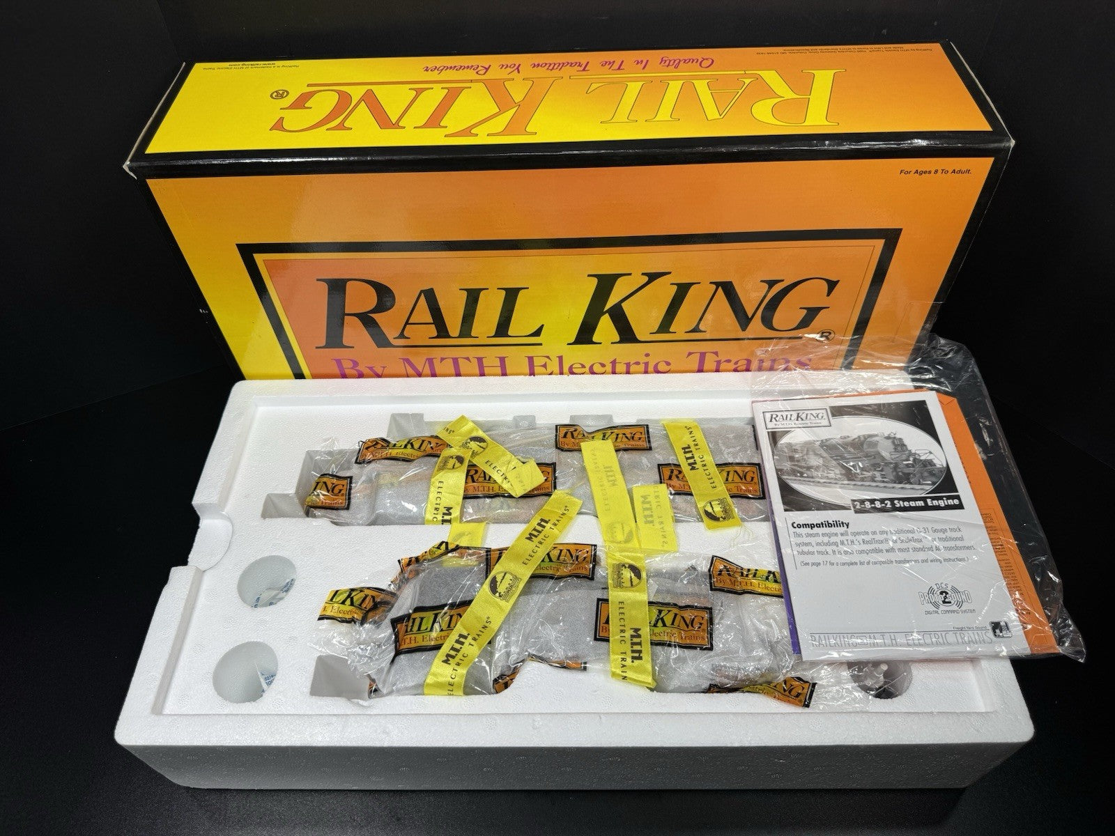 MTH RailKing 30-1307-1 Norfolk & Western 2-8-8-2 steam loco #2011 PS2 BCR LNIB16