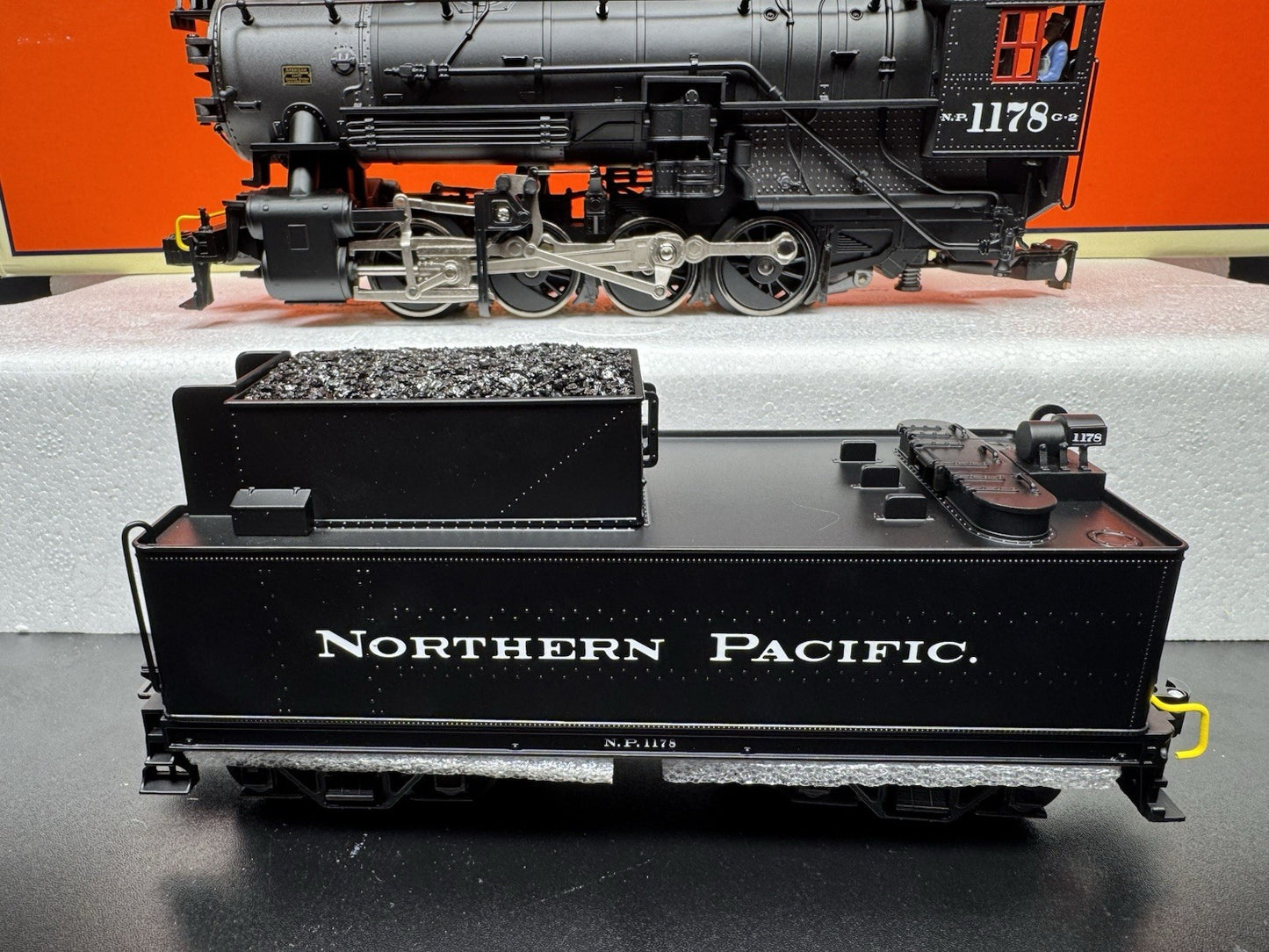 Lionel 6-28701 TMCC Northern Pacific NP 0-8-0 steam switcher engine #1178 LNIB4