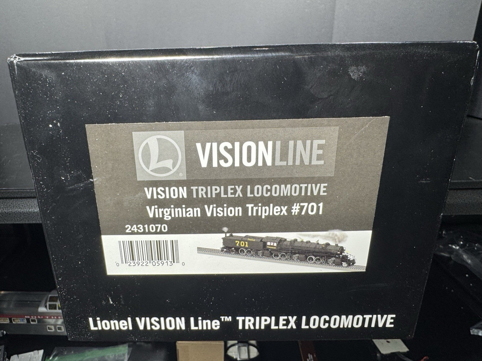 Lionel VISIONLINE 2431070 Virginian Triplex steam engine #701 LNIB18
